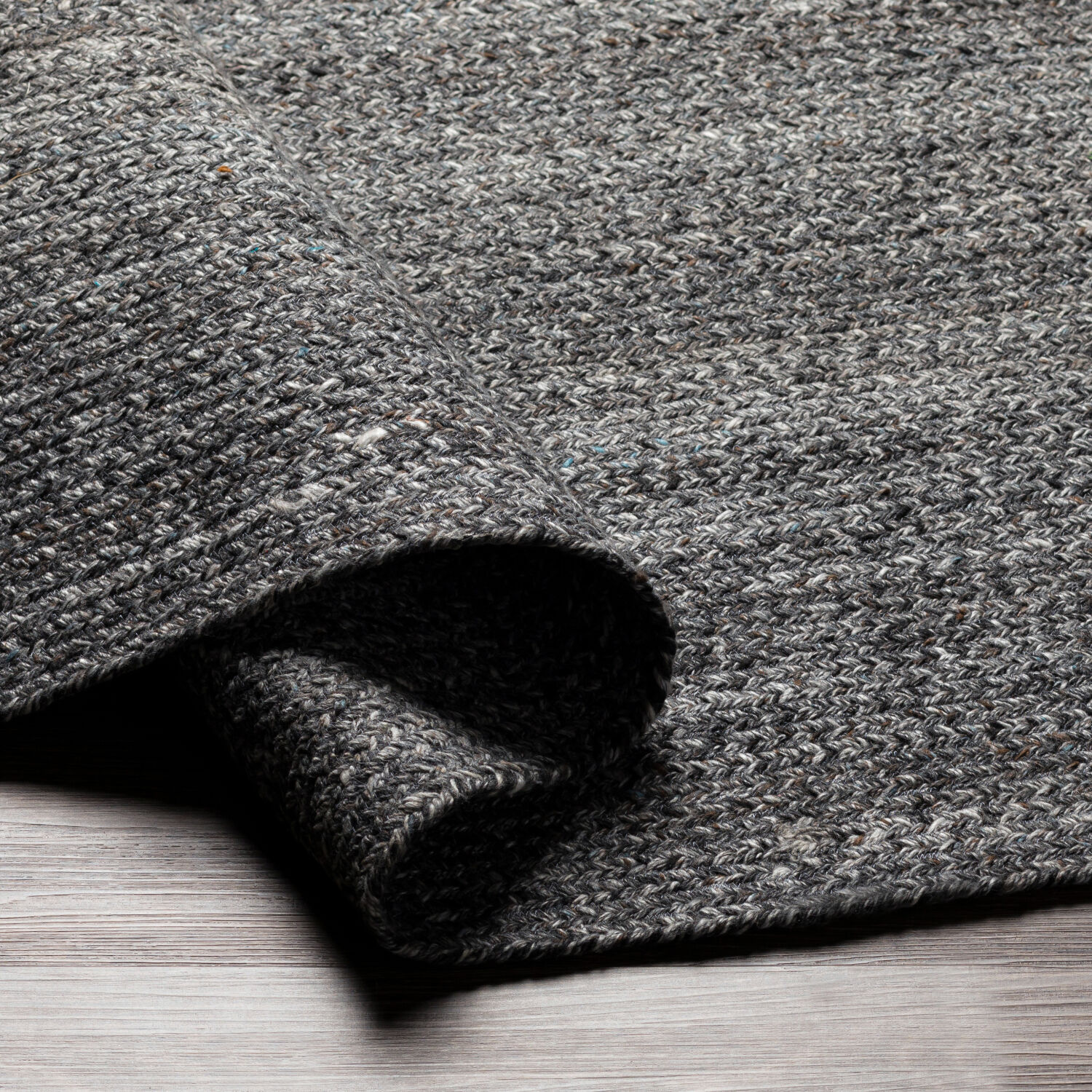 Azalea 108 X 72 inch Medium Gray Rug in 6 x 9 Oval, Oval