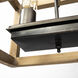 Josie 14.5 inch Brown Chandelier Ceiling Light