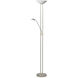 Baya 1 70.86 inch 20 watt Matte Nickel Floor Lamp Portable Light