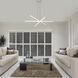 Sirius 39.25 inch White Pendant Ceiling Light
