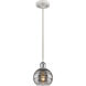Ballston Rochester 1 Light 5.88 inch White Polished Chrome Cord Hung Mini Pendant Ceiling Light