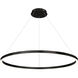Spunto LED 47.25 inch Black Chandelier Ceiling Light, Medium