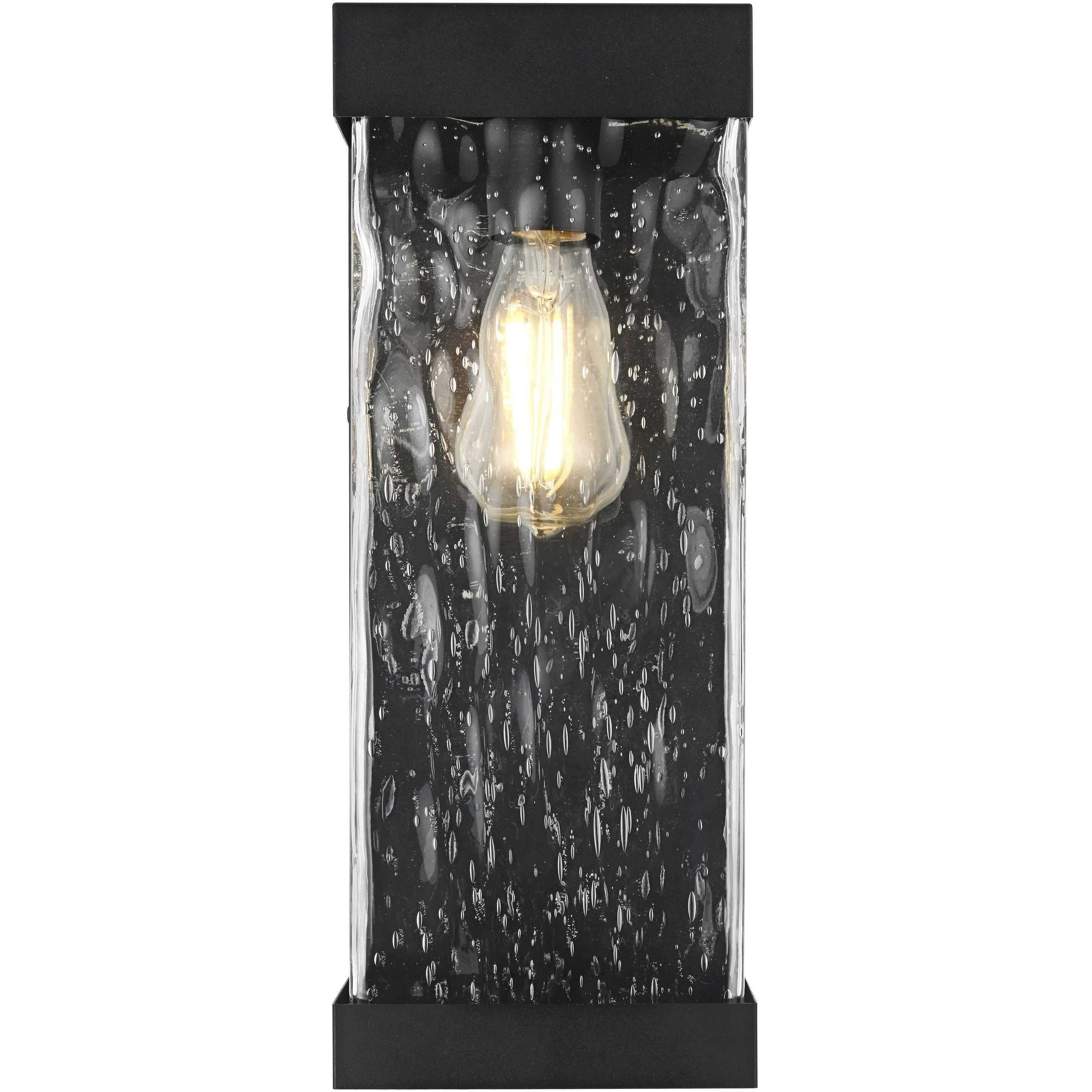 Thompson 1 Light 16 inch Black Outdoor Wall Sconce