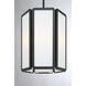 Leeds 3 Light 12 inch Matte Black Pendant Ceiling Light