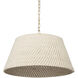 Tosha 24 inch Taupe Pendant Light Ceiling Light