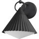 Odette 1 Light 11.5 inch Black Outdoor Wall Mount