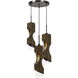 Zamora 3 Light 13 inch Smoky Wood Pendant Ceiling Light