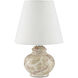 Piccolo 9 inch 25 watt Beige and Pink Mini Table Lamp Portable Light, Jamie Beckwith Collection
