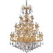 Legrenzi 48 Light 65 inch Two Tone Gold - 24K Chandelier Ceiling Light in Two-tone Gold/24K, Firenze Clear