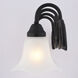Bella 4 Light 37.5 inch Matte Black Bathroom Light Wall Light