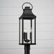 Bradford 3 Light 26.75 inch Black Outdoor Post Lantern