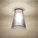 Dion 1 Light 6.13 inch Bronze Flush Mount Ceiling Light