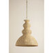 Mayla 1 Light 21.25 inch Aged Brass Pendant Ceiling Light