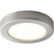 Elite LED 6 inch Satin Nickel Flush Mount Ceiling Light