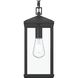 Cantley 1 Light 6.5 inch Matte Black Outdoor Pendant