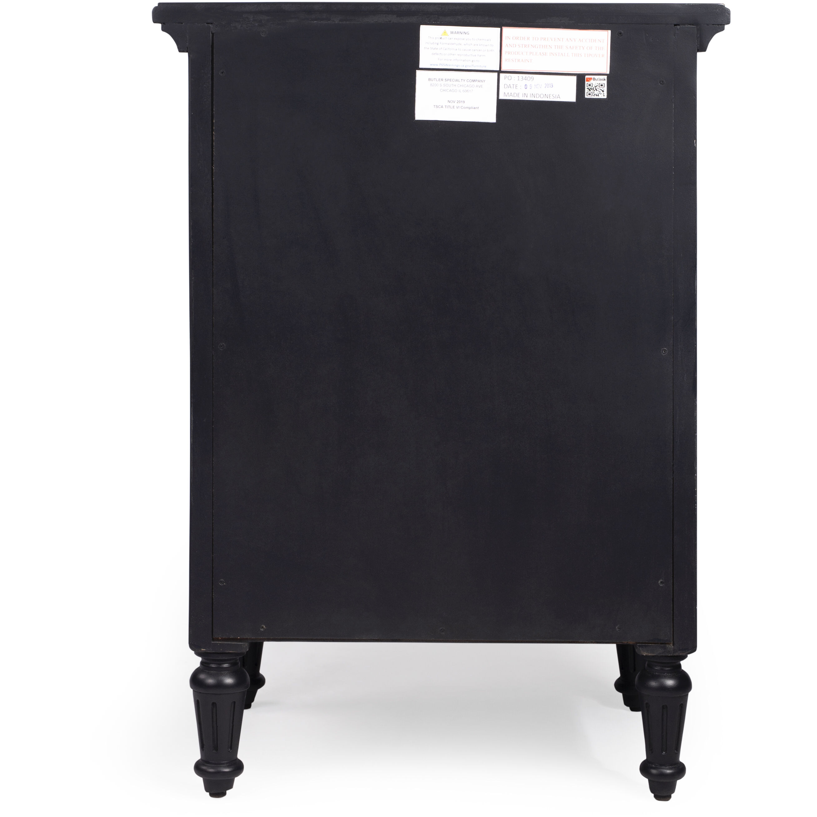 Masterpiece Easterbrook  Black Chest/Cabinet