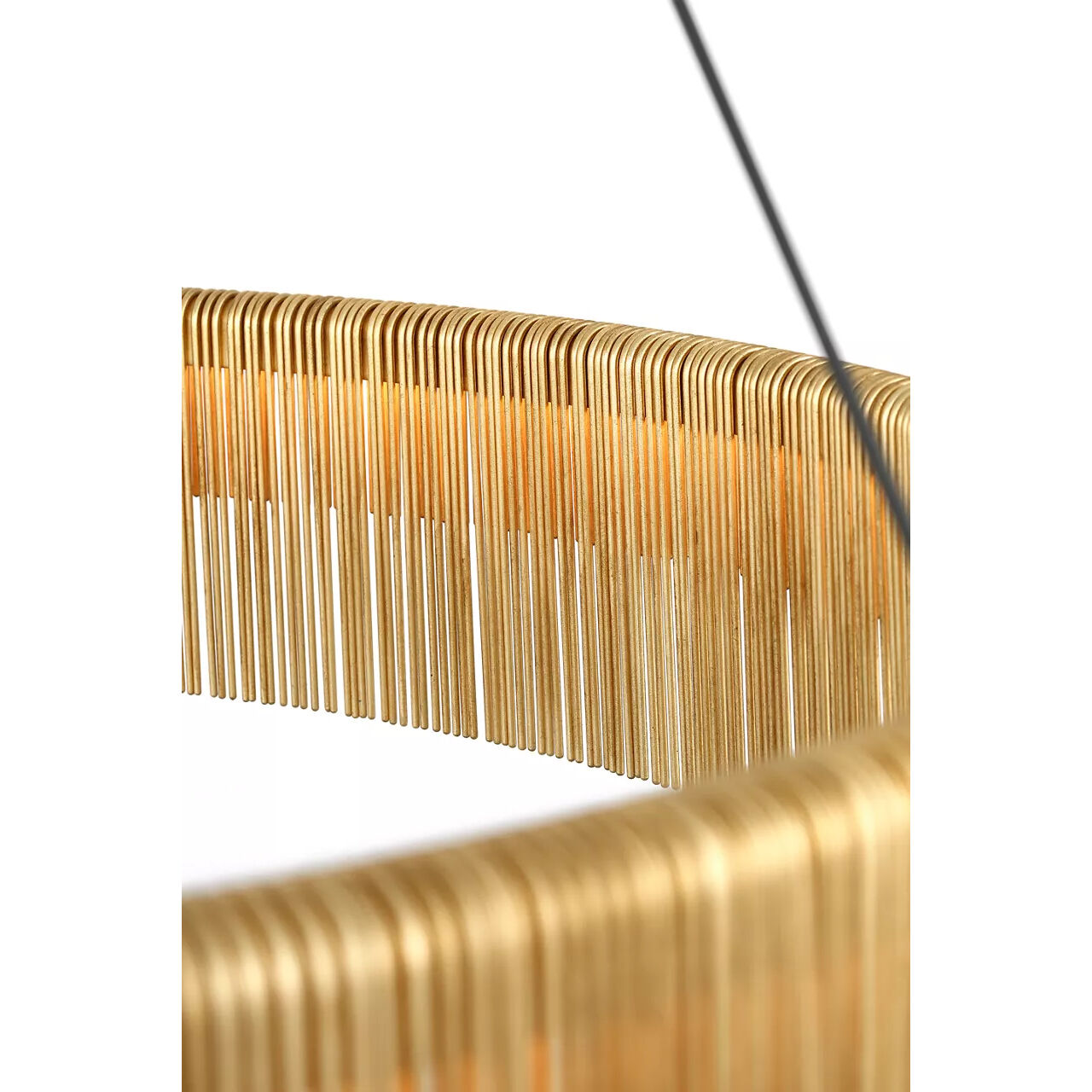 Kelly Wearstler Differo LED 40 inch Gild Layered Ring Chandelier Ceiling Light