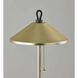 Kaden 54 inch 10.00 watt Brass with Black Accent Floor Lamp Portable Light