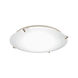 Tazza Satin Nickel 14 inch Recessed Light Shade in Frosted White