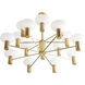 Bentley 16 Light 48 inch Antique Brass Chandelier Ceiling Light