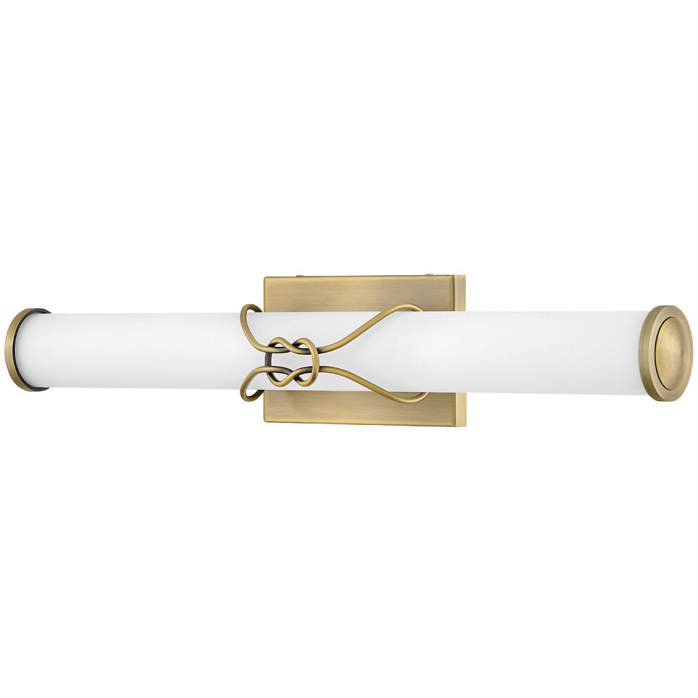 Kitts LED 23.5 inch Lacquered Brass Bath Light Wall Light