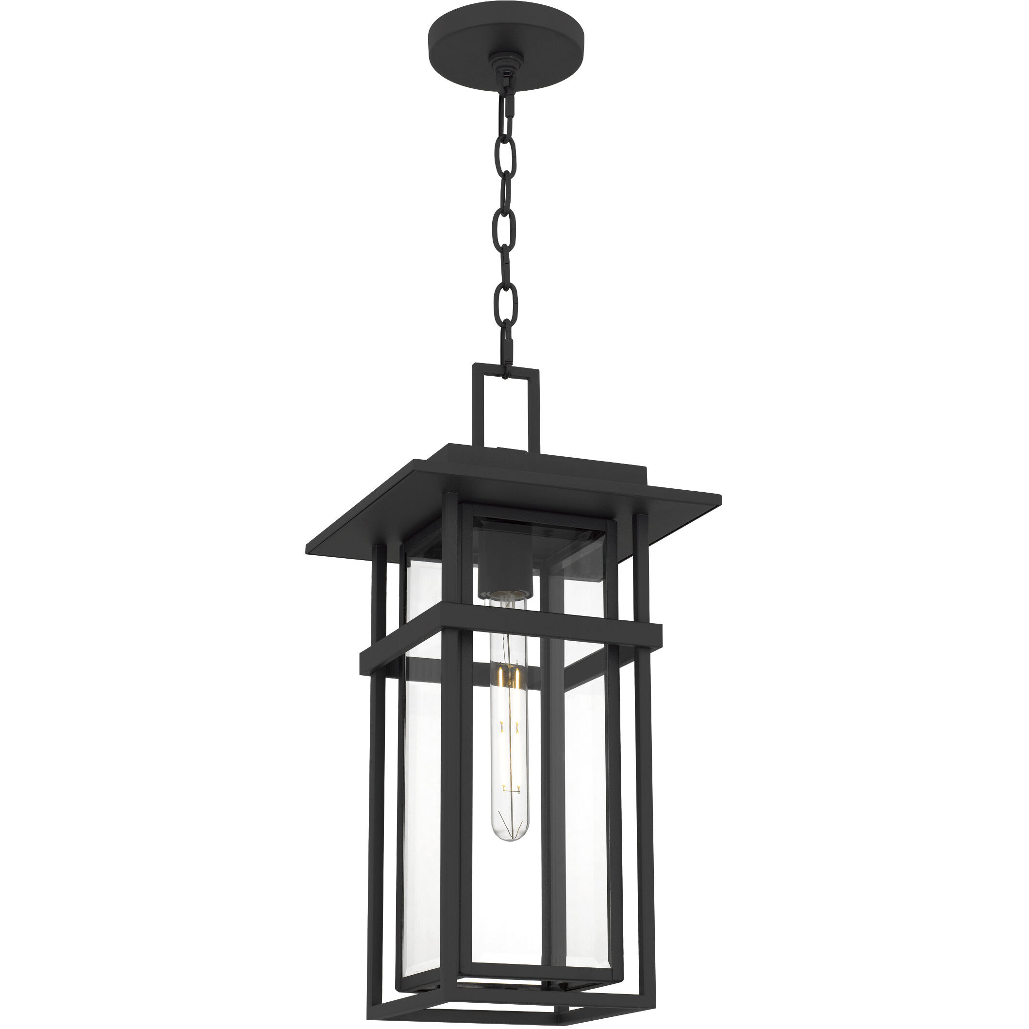 Morgan 1 Light 10 inch Earth Black Outdoor Hanging Lantern