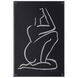 Melissa Abide Griffith's Ebony Contour IV Wall Decor, Figurative