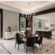 Dahlia LED 36 inch Plaster White Chandelier Ceiling Light