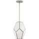 Latham 1 Light 9 inch Brushed Nickel Pendant Ceiling Light