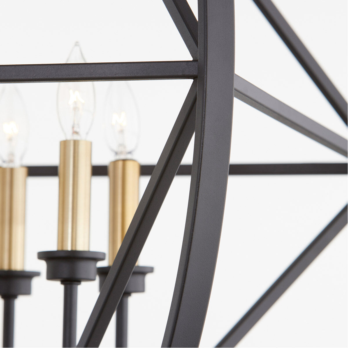 Prolate 6 Light 27.75 inch Noir Pendant Ceiling Light