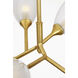 Julie Neill Toscano LED 33 inch Gild Branched Chandelier Ceiling Light