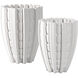 Fluted 10 X 6.5 inch Vase, Small