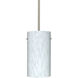 Tondo 12 1 Light Satin Nickel Stem Pendant Ceiling Light