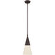 Stockholm 1 Light 6.75 inch Bronze Mini Pendant Ceiling Light