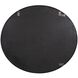 Ellipse 39 X 35 inch Glossy Royal Purple Wall Mirror