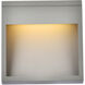 Raine 7 inch Silver Outdoor Wall Light
