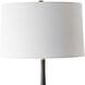 Nocturnal 34.5 inch 150.00 watt Black Stone and Brass Table Lamp Portable Light