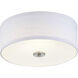Gilchrist LED 13 inch Brushed Nickel Flush Mount Ceiling Light, Progress LED