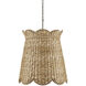 Annabelle 1 Light 20.75 inch Mole Black Pendant Ceiling Light, Medium, Suzanne Duin Collection