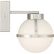 Emma 5.5 inch Brushed Steel Wall Sconce Wall Light