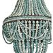 Malibu 6 Light 20.5 inch Blue Chandelier Ceiling Light