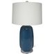 Midnight 20 inch 100.00 watt Blue Table Lamp Portable Light