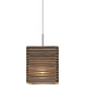 Kirk 6 LED Satin Nickel Cord Pendant Ceiling Light
