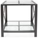 Doshi 23.5 X 21.5 inch Matte Black Side Table