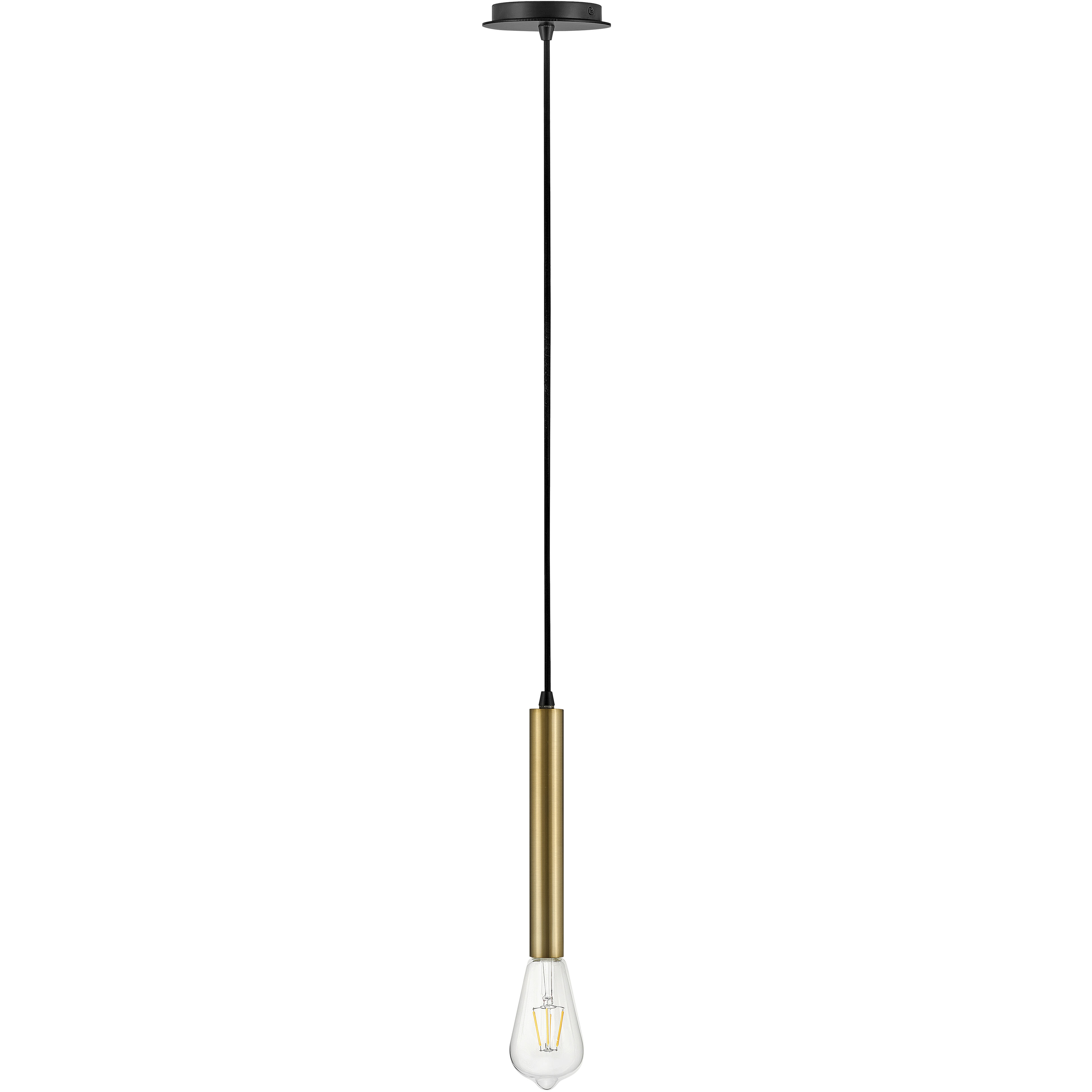 Bobbie LED 5.5 inch Lacquered Brass Pendant Ceiling Light