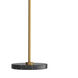 Alaric 50 inch 25.00 watt Antique Brass Floor Lamp Portable Light