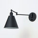 Library 1 Light 8 inch Black Wall Sconce Wall Light