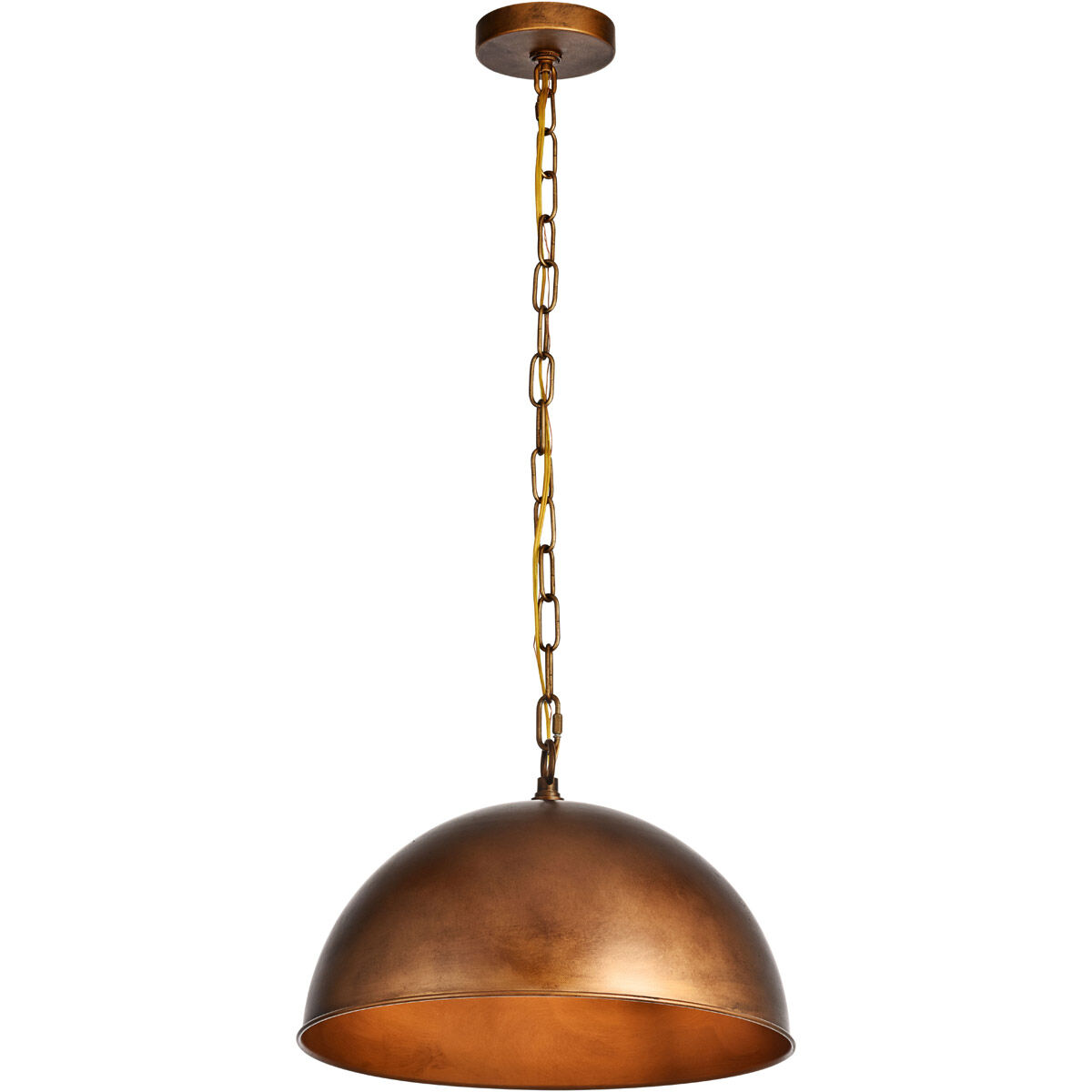 Merce 1 Light 15 inch Manual Brass Pendant Ceiling Light