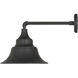 Varnel 1 Light 12.5 inch Powder Coated Black Outdoor Wall Sconce