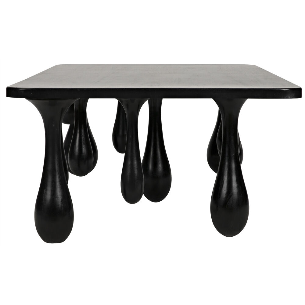 Drop 64 X 33 inch Hand Rubbed Black Coffee Table